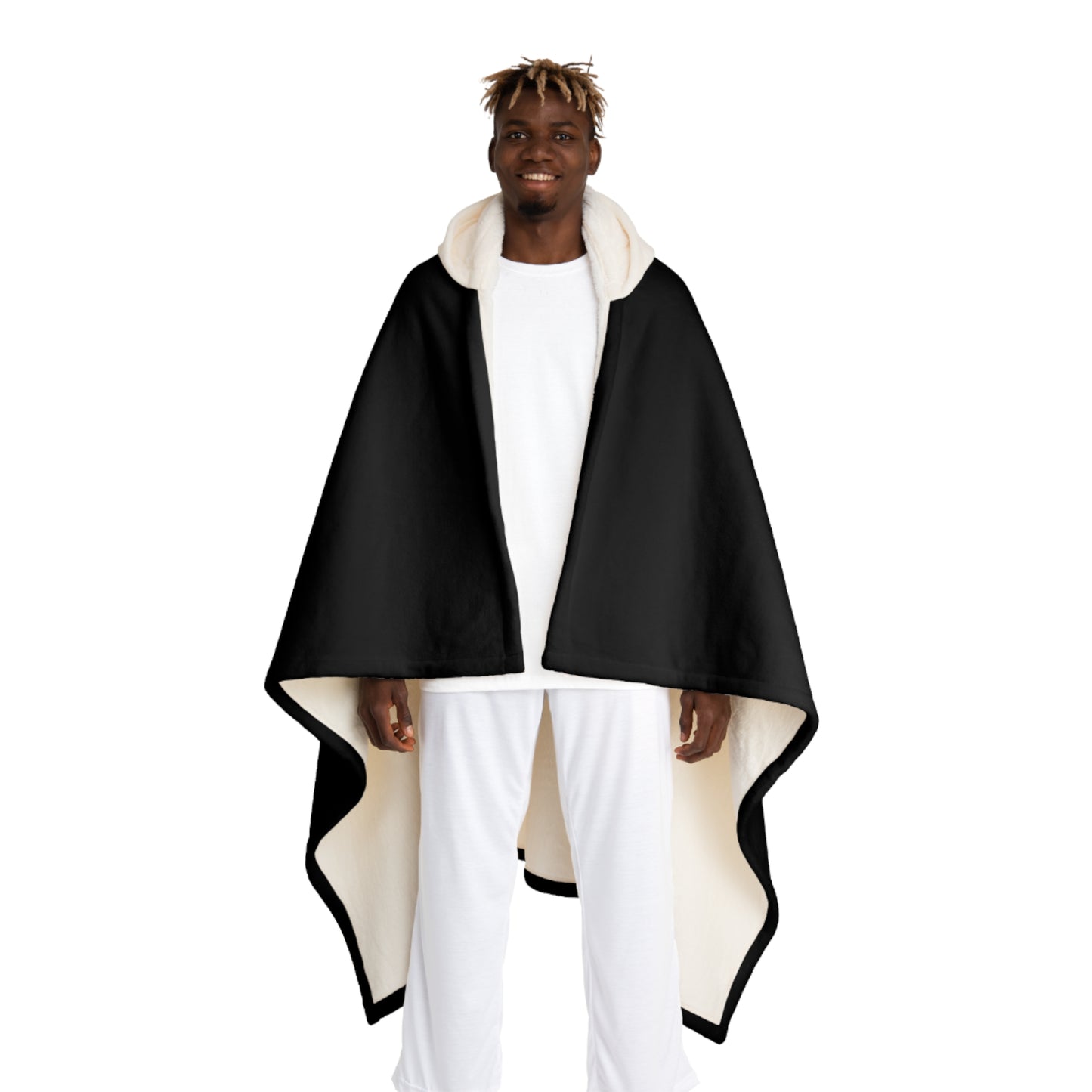 Custom Hooded Sherpa Fleece Blanket